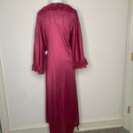 Vintage Peignoir Maroon Lace Trimmed L XL Red Size L Photo 1