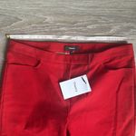 Theory NEW Womens Crimson Moleskin Twill Crop Pants 6 Photo 7