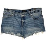 Lucky Brand  The Cut Off Medium Wash Denim Shorts Size 30‎ EUC Photo 2