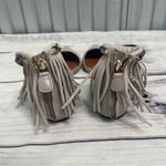 Rebecca Minkoff Faith Fringe Ankle Strap Pointy Shoes Women's Sz 6 M gray Photo 5