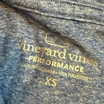 Vineyard Vines  Performance Women XS Heathered Blue Neon Yellow Hooded Sweatshirt Photo 6