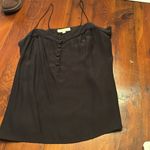 Britt Ryan  Black silk sleeveless top size 2 Photo 2