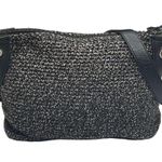 The Sak new ᯾ Indio Small Crochet Tote Handbag Bag ᯾ Urban Static Charcoal Knit Photo 5
