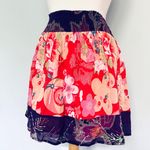 Urban Outfitters UO Ecote red Purple Floral Skirt Photo 0