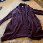 Leith  purple open front cardigan M Photo 4
