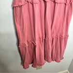 J.Crew  Tiered Knit Keyhole Maxi Dress in Pink Photo 4