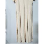 Free People NEW Meadow Tee Maxi Dress Neutral Cream Au Lait Medium Oversize Boho Photo 6