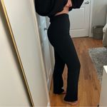 Badgley Mischka high rise black trouser straight leg pants! Vintage Photo 9