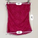 DNA Couture Women’s Strapless Lace Tube Top Fuchsia Pink NWOT Photo 6