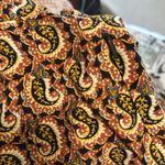The East Order Paisley Alix Mini Dress Large Orange Photo 10