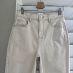 White House | Black Market WHBM Extra High Rise Barrel Jeans in Natural Cream Size 4 Photo 7