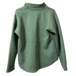 Eddie Bauer Women Quilted Jacket Size M Green 1/2 Zip Mock Neck Pullover Outdoor Photo 1