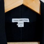 James Perse Standard Black Shawl Collar Single Button Blazer Jacket Women Size M Photo 2
