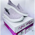 Ryka Slip-On Shoes with Zip Detail Ally Heathered Pink Taupe Women’s Store Worn Photo 0