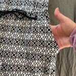 New York & Company Black white Cotton Sleeveless Romper. Size Medium. Photo 7