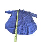 Anne Klein  Button-Down Long Sleeve Blouse Purple Women's Medium LIghtweight Photo 4