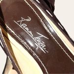 Ramon Tenza cute brown suede pointy tied kitten heels! Size undefined Photo 9