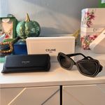 CELINE Oversize Butterfly Rhinestone Sunglasses Photo 2