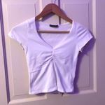 Brandy Melville White V Neck Photo 0