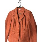J. Jill Women’s Burnt Orange Rust Blazer Size 4 Petite Brown Photo 1
