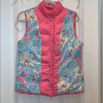 Lilly Pulitzer Hot Pink Puffer Vest Photo 3