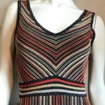 Bebe Women's Striped, V-Neck, Fit & Flare Dress Photo 2