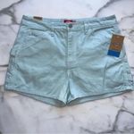 Dickies NEW High Rise Carpenter Shorts in Blue Fade Photo 2