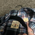 RedHead  Brand Plaid Button Up Long Sleeve Shirt Women’s Flannel Photo 1