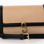 NWT Jules Kae Mia Cream and Black Crossbody Bag Photo 0