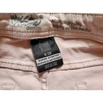 Wassio Jeans Women 6 Cargo Pants Side Zip Pockets Slim Pink Stretch 28" EUC Photo 3