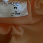 Fe Noel x Target swimsuit Mixed Paint Print High Leg Cheeky Swimsuit Orange 4X Photo 2