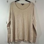 NWT Amber Sun Long Sleeve Knit Top Lightweight Modal Spandex Blend Casual Top XL Tan Photo 0