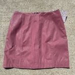 Free People  Modern Femme Vegan Suede Skirt size 6 Photo 0