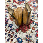 Frye  Steffi Zip Short Leather Ankle Boots Tan Distressed Western Women’s Size 9 Photo 4