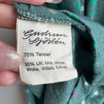 Gudrun Sjoden Faux Wrap Polka Dot Skirt Turquoise Women's Size Medium Green Photo 3