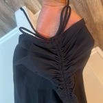 Lands' End UPF 50 Adjustable One-Piece Swim Dress black plus size 18 W NWT rich Photo 6