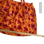 Roopa Pemmaraju Anthro Beaded Strappy Camisole Top Orange Floral Size XL NWOT Photo 8