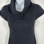 Ruby Moon Vintage Y2K Large Sweater Dress Womens Wool Angora Black Short Sleeve Photo 1