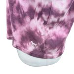 PINK - Victoria's Secret  Oversized Tie Dye Purple Ribbed Short Sleeve Tee Shirt Photo 3