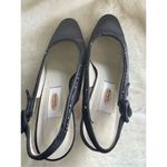 Talbots Vintage  Satin with beads and genuine leather inside the sole Hills Pun Photo 6