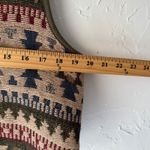 New Identity Womens L Southwestern Tapestry Vest Button Front Sleeveless Top Tan Size L Photo 3