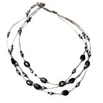 3 Tier Short Beaded Necklace Photo 2