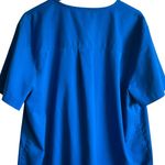 Healing hand Scrubs Women Top XL Blue Medical Uniform Nurse Workwear Dental Purple Photo 3