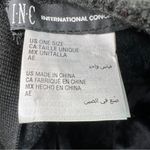 INC  Black Knit Baseball Cap/Hat w/Vel-Cro Closure Photo 4