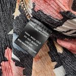 Fika The Brand Women's Dress Size Small Black With Orange, Pink, Blue Floral Orange Photo 6