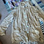 Sleeper small button down top Tan Photo 0