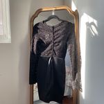 Windsor NWT  Black Bodycon Long Sleeve Lace Dress Photo 4