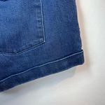 Gap 1969 Women’s Pleated Cuffed Jean Shorts 31/12 Dark Blue Denim Stretch Sz 16 Photo 11