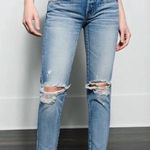 Moussy Vintage MV Latrobe Medium Wash Distressed Jeans Size 25 Photo 0