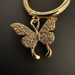 Allison Rose Atelier 14K Gold Plated‎ Butterfly Hoop Dangle Earrings Women's Photo 3